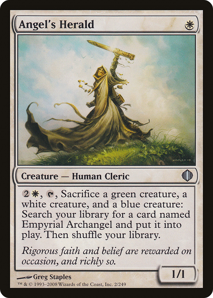 Angel's Herald (ALA-002) - Shards of Alara - Premium MTG Single from Wizards of the Coast - Just $0.08! Shop now at Game Crave Tournament Store