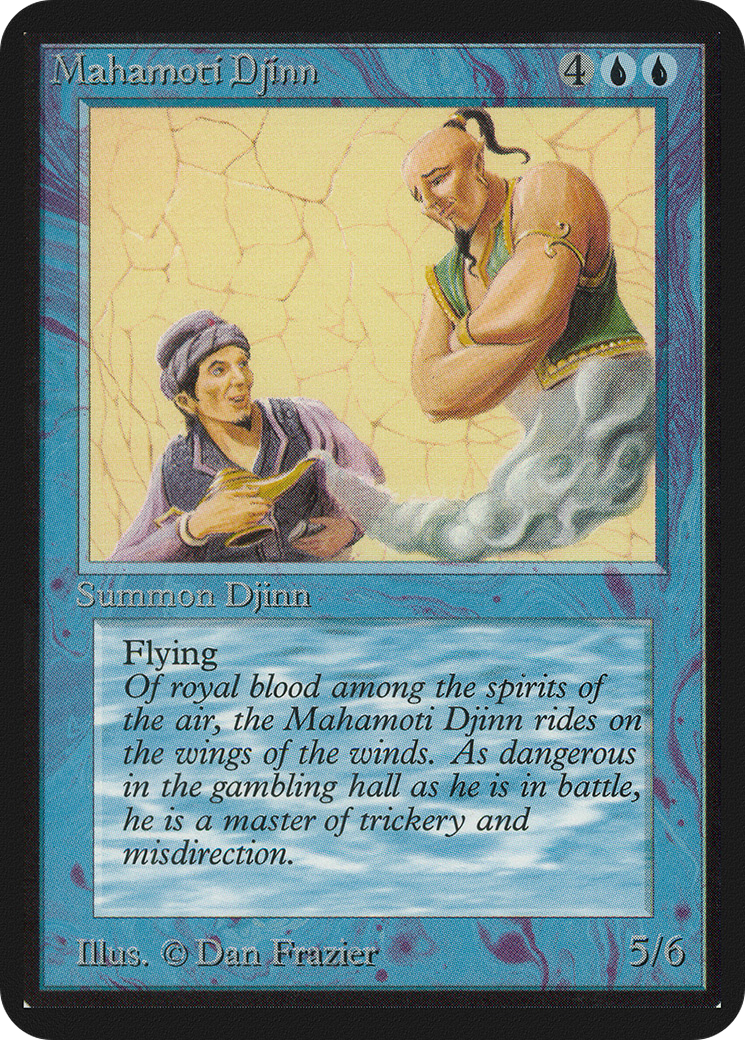 Mahamoti Djinn (LEA-064) - Limited Edition Alpha - Premium MTG Single from Wizards of the Coast - Just $0! Shop now at Game Crave Tournament Store