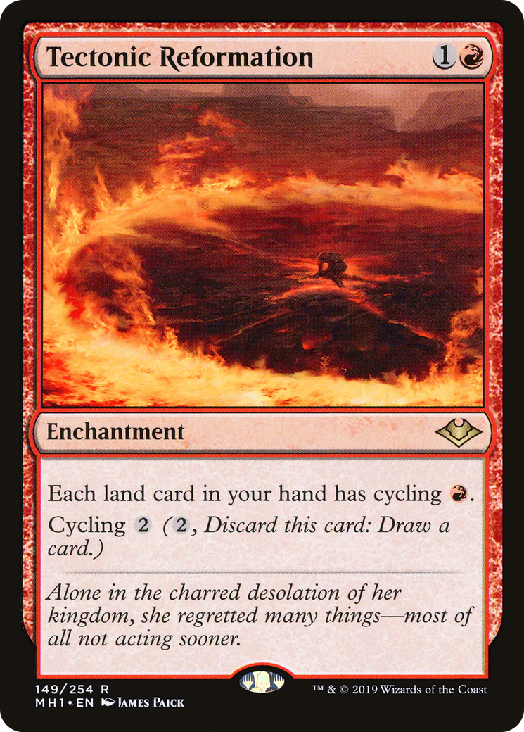 Tectonic Reformation (MH1-149) - Modern Horizons - Premium MTG Single from Wizards of the Coast - Just $0.08! Shop now at Game Crave Tournament Store