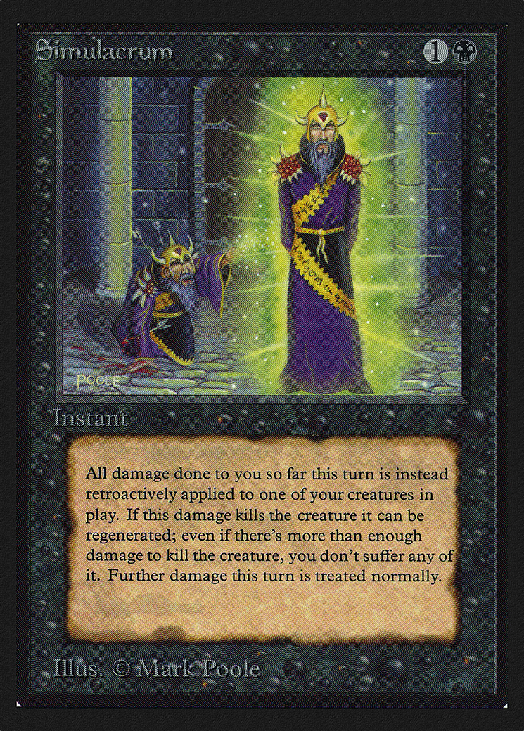 Simulacrum (CEI-129) - Intl. Collectors' Edition - Premium MTG Single from Wizards of the Coast - Just $0.61! Shop now at Game Crave Tournament Store