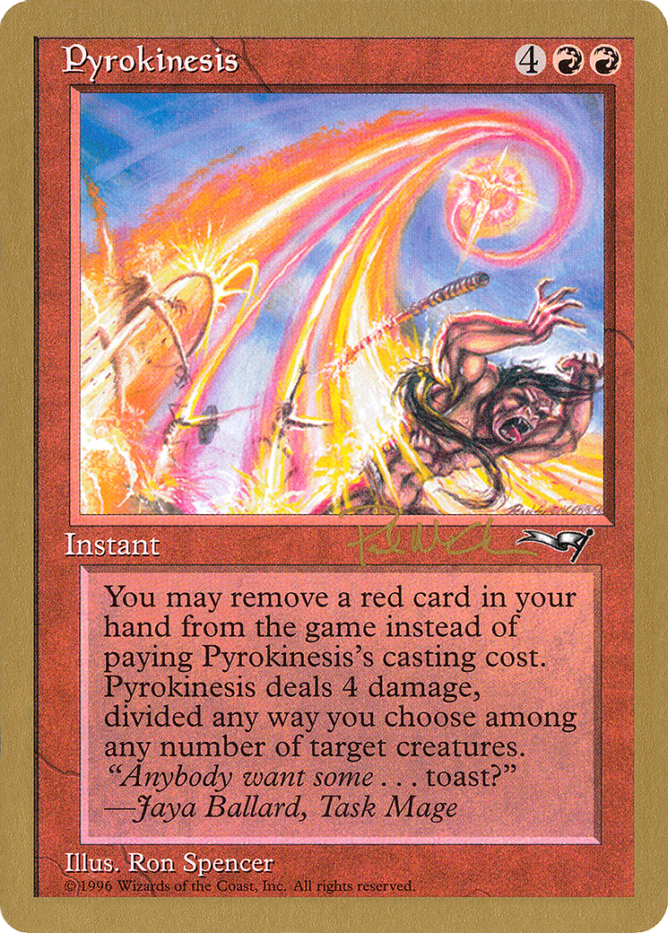 Pyrokinesis (WC97-PM78) - World Championship Decks 1997 - Premium MTG Single from Wizards of the Coast - Just $1.20! Shop now at Game Crave Tournament Store