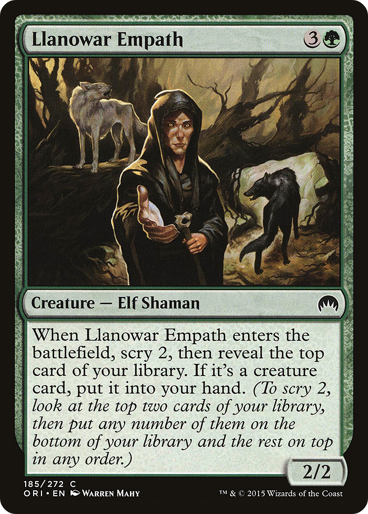 Llanowar Empath (ORI-185) - Magic Origins - Premium MTG Single from Wizards of the Coast - Just $0.08! Shop now at Game Crave Tournament Store