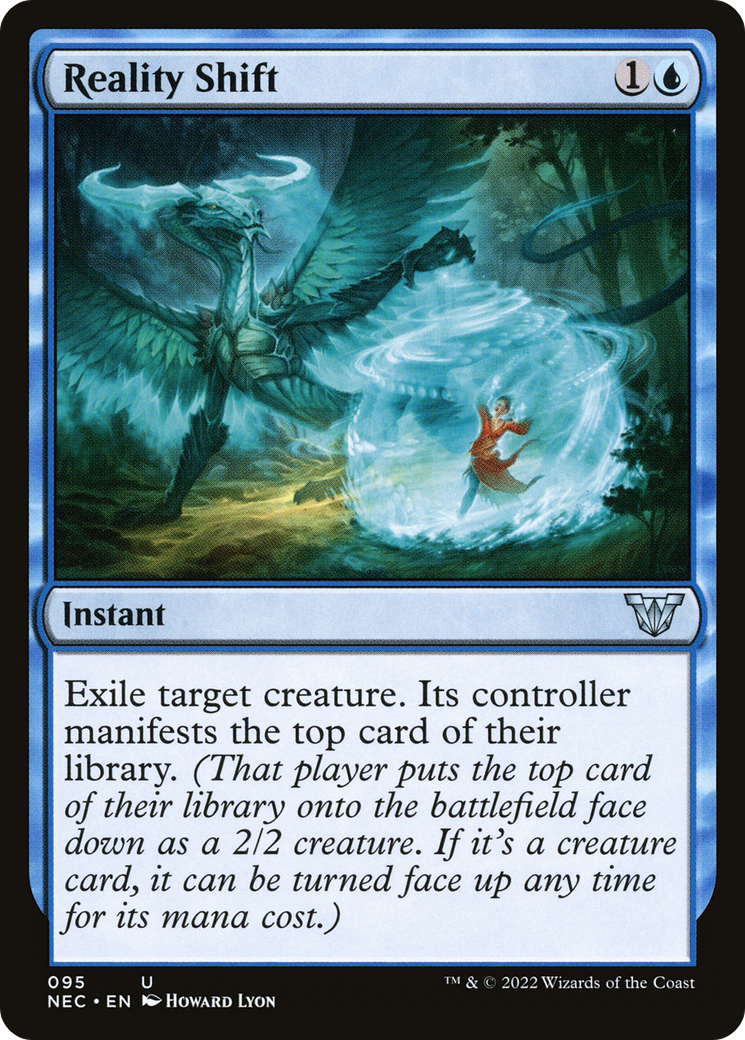 Reality Shift (NEC-095) - Neon Dynasty Commander - Premium MTG Single from Wizards of the Coast - Just $2.10! Shop now at Game Crave Tournament Store