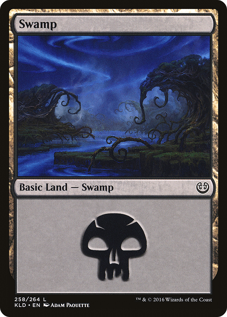 Swamp (KLD-258) - Kaladesh - Premium MTG Single from Wizards of the Coast - Just $0.08! Shop now at Game Crave Tournament Store