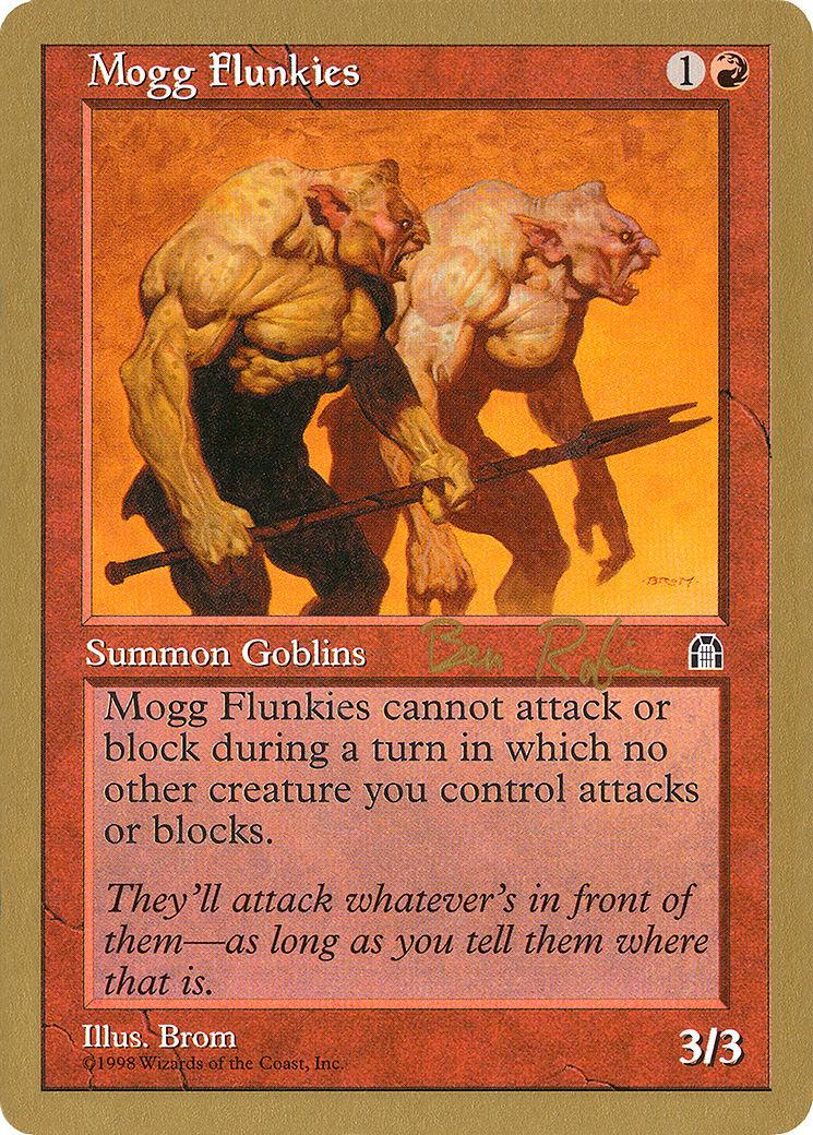 Mogg Flunkies (WC98-BR92) - World Championship Decks 1998 - Premium MTG Single from Wizards of the Coast - Just $0.08! Shop now at Game Crave Tournament Store