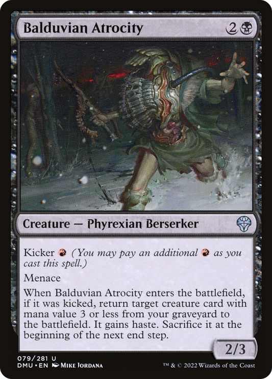 Balduvian Atrocity (DMU-079) - Dominaria United - Premium MTG Single from Wizards of the Coast - Just $0.08! Shop now at Game Crave Tournament Store