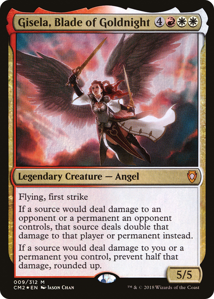 Gisela, Blade of Goldnight (CM2-009) - Commander Anthology Volume II Foil - Premium MTG Single from Wizards of the Coast - Just $0.59! Shop now at Game Crave Tournament Store
