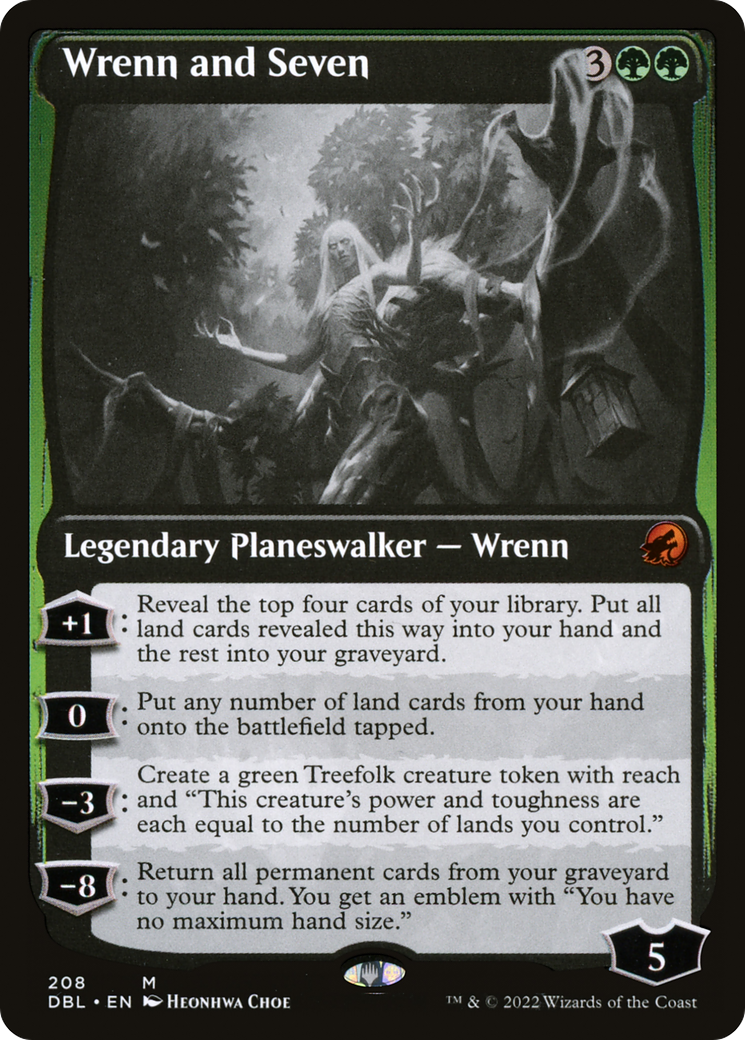 Wrenn and Seven (DBL-208) - Innistrad: Double Feature - Premium MTG Single from Wizards of the Coast - Just $0.73! Shop now at Game Crave Tournament Store