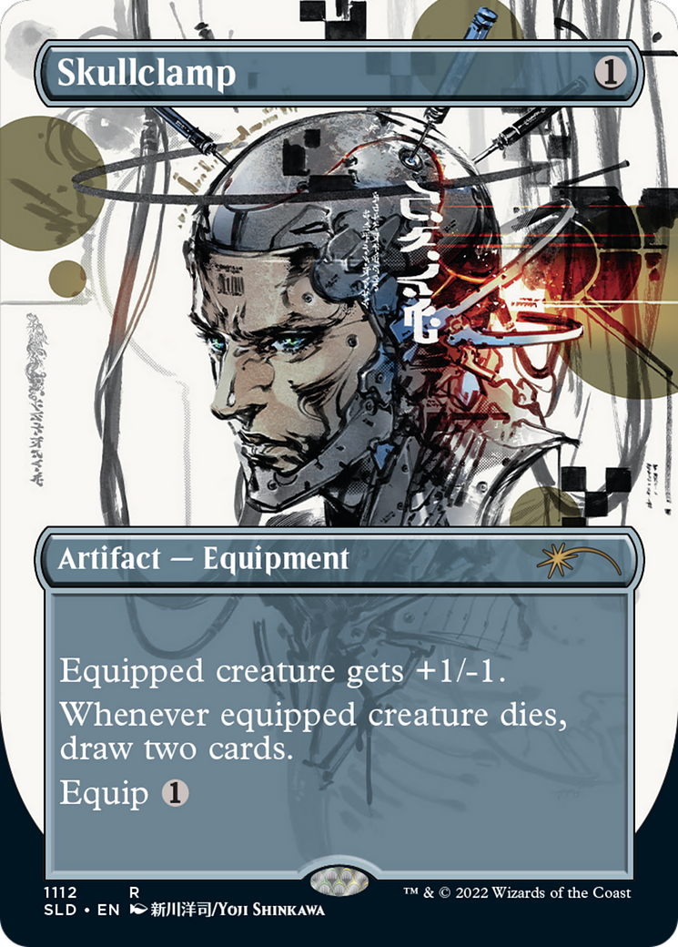 Skullclamp (SLD-1112) - Secret Lair Drop (Borderless) - Premium MTG Single from Wizards of the Coast - Just $10.92! Shop now at Game Crave Tournament Store