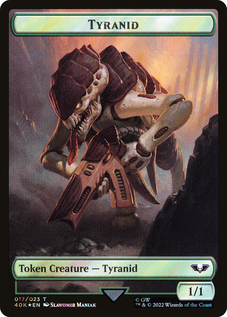 Tyranid (T40K-17★) - Warhammer 40,000 Tokens Foil - Premium MTG Single from Wizards of the Coast - Just $0! Shop now at Game Crave Tournament Store