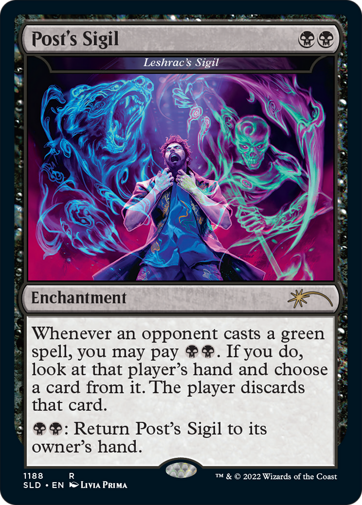 Leshrac's Sigil (SLD-1188) - Secret Lair Drop / Post's Sigil - Premium MTG Single from Wizards of the Coast - Just $1.54! Shop now at Game Crave Tournament Store
