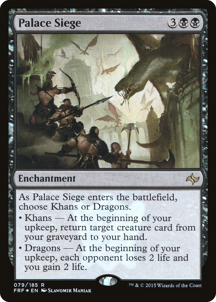 Palace Siege (FRF-79★) - Fate Reforged Foil - Premium MTG Single from Wizards of the Coast - Just $0! Shop now at Game Crave Tournament Store