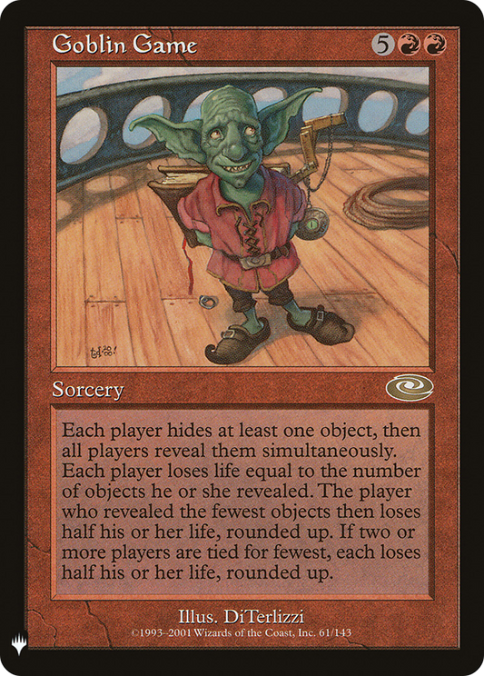Goblin Game (MB1-954) - Mystery Booster - Premium MTG Single from Wizards of the Coast - Just $0.27! Shop now at Game Crave Tournament Store