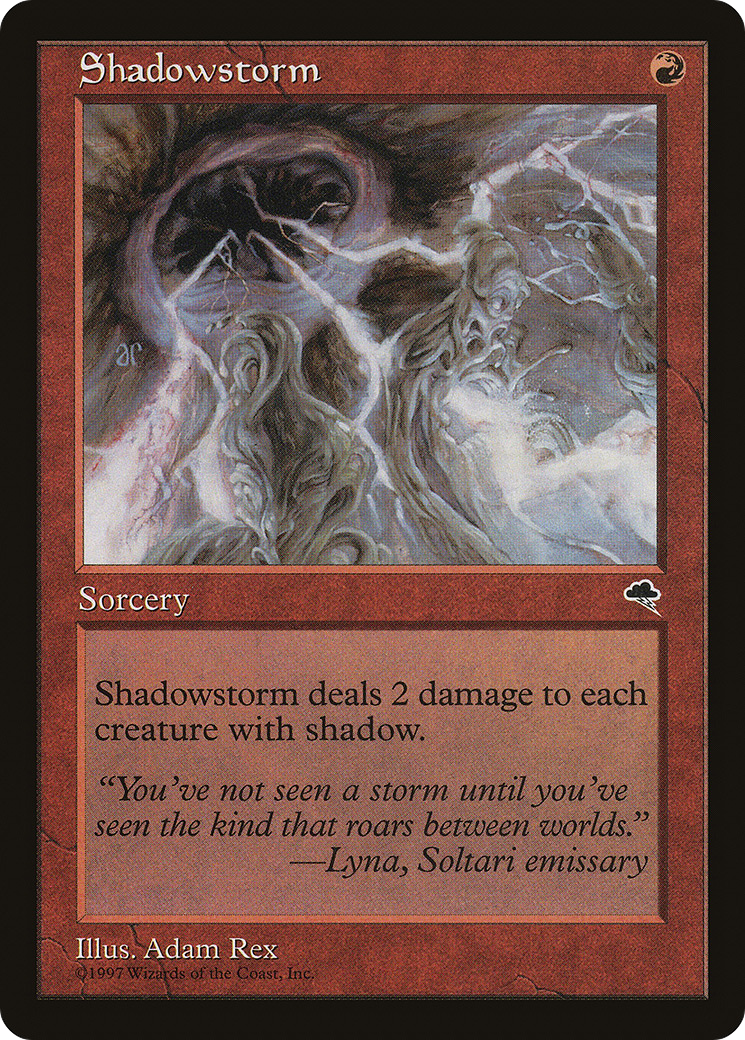 Shadowstorm (TMP-202) - Tempest - Premium MTG Single from Wizards of the Coast - Just $0.08! Shop now at Game Crave Tournament Store