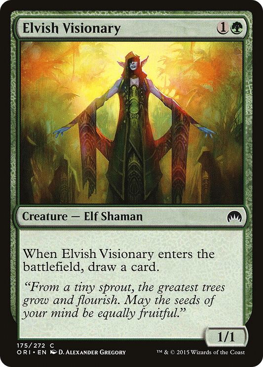 Elvish Visionary (ORI-175) - Magic Origins - Premium MTG Single from Wizards of the Coast - Just $0.08! Shop now at Game Crave Tournament Store