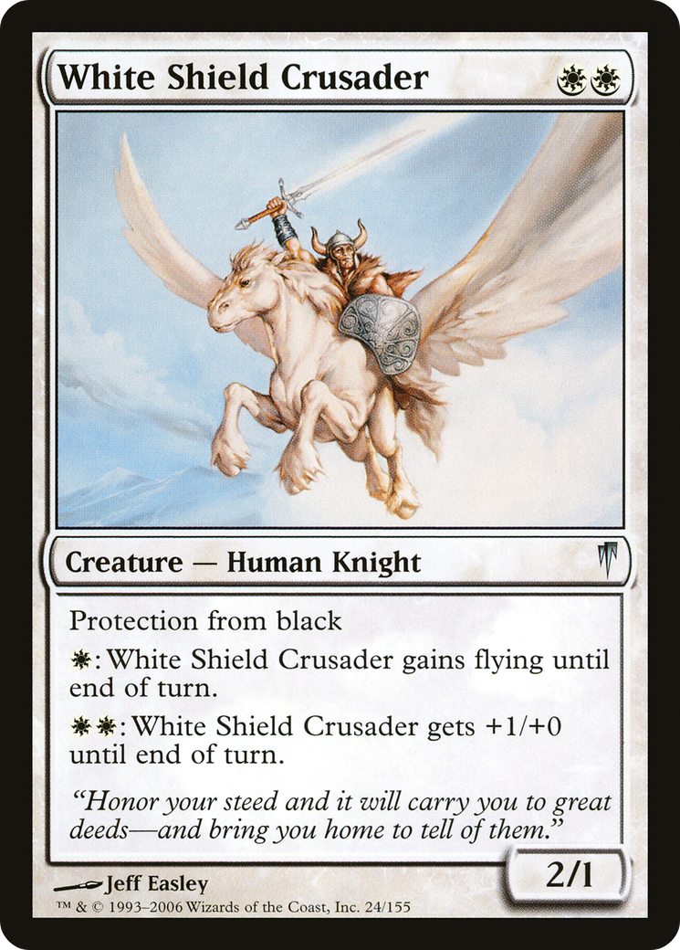 White Shield Crusader (CSP-024) - Coldsnap Foil - Premium MTG Single from Wizards of the Coast - Just $0.41! Shop now at Game Crave Tournament Store