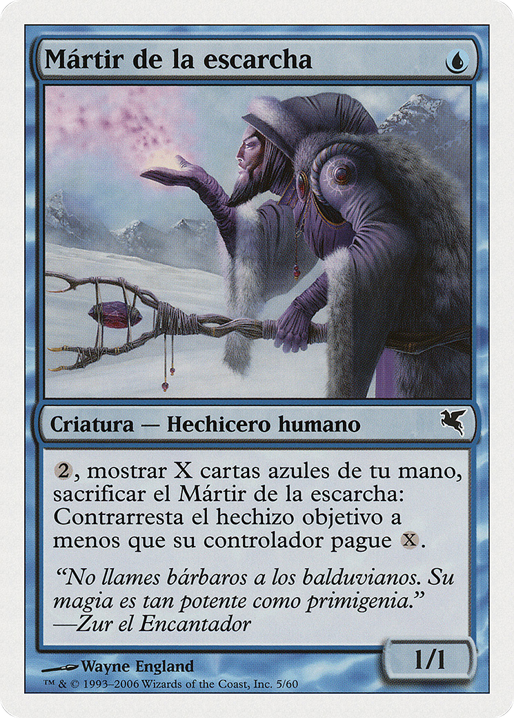 Martyr of Frost (PSAL-0H5) - Salvat 2005 - Premium MTG Single from Wizards of the Coast - Just $0! Shop now at Game Crave Tournament Store