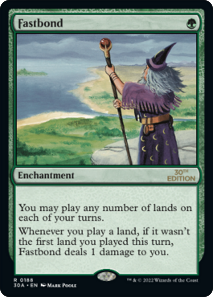 Fastbond (30A-188) - 30th Anniversary Edition - Premium MTG Single from Wizards of the Coast - Just $11.92! Shop now at Game Crave Tournament Store