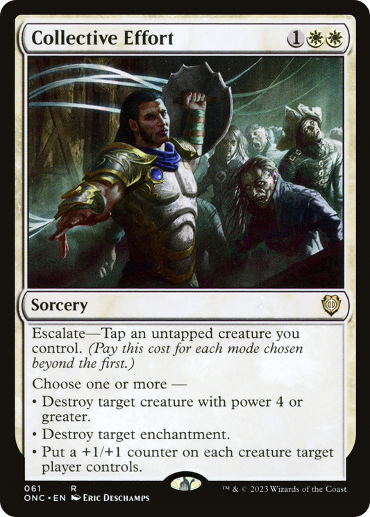 Collective Effort (ONC-061) - Phyrexia: All Will Be One Commander - Premium MTG Single from Wizards of the Coast - Just $0.08! Shop now at Game Crave Tournament Store