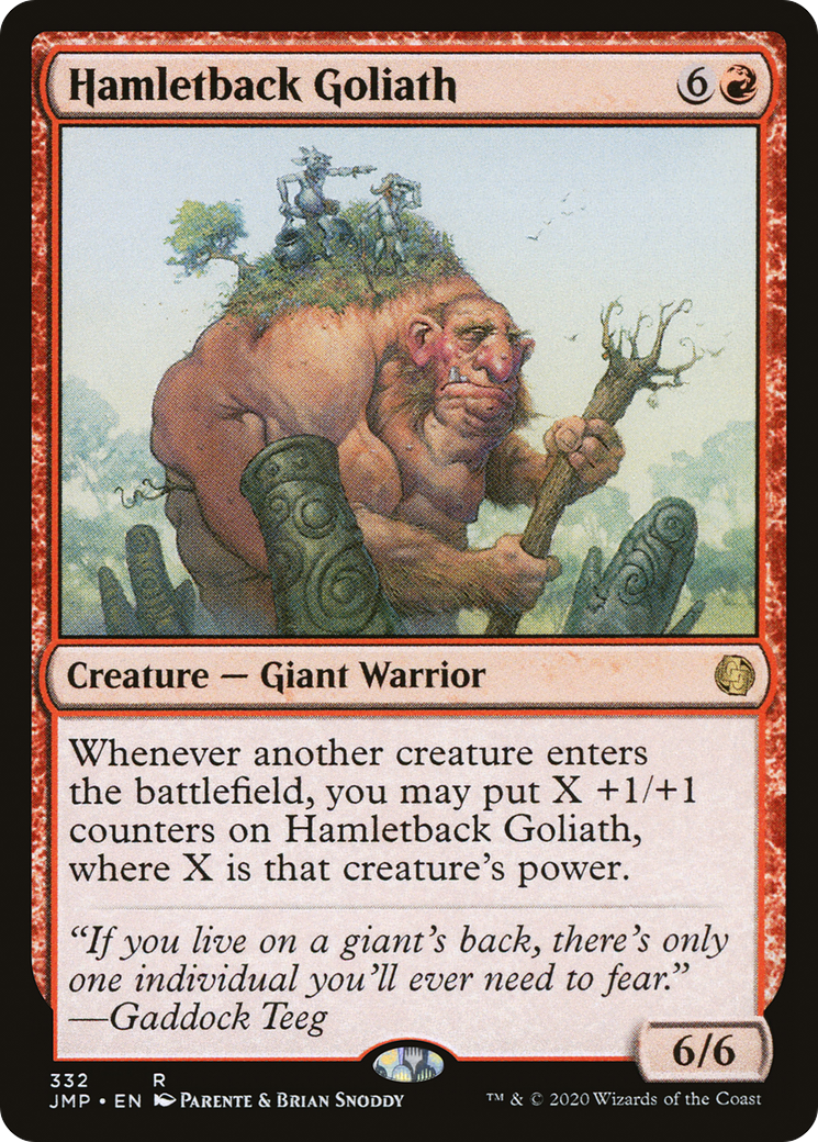Hamletback Goliath (JMP-332) - Jumpstart - Premium MTG Single from Wizards of the Coast - Just $0.08! Shop now at Game Crave Tournament Store