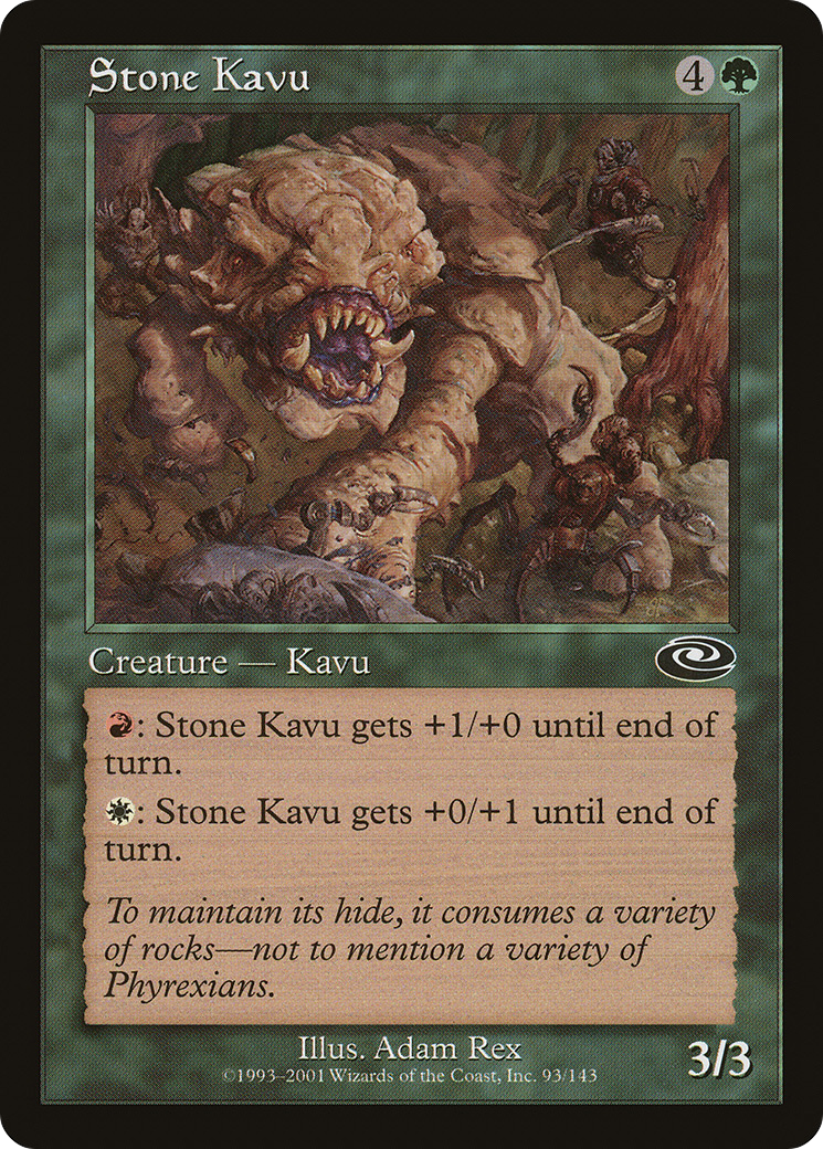 Stone Kavu (PLS-093) - Planeshift Foil - Premium MTG Single from Wizards of the Coast - Just $0.14! Shop now at Game Crave Tournament Store