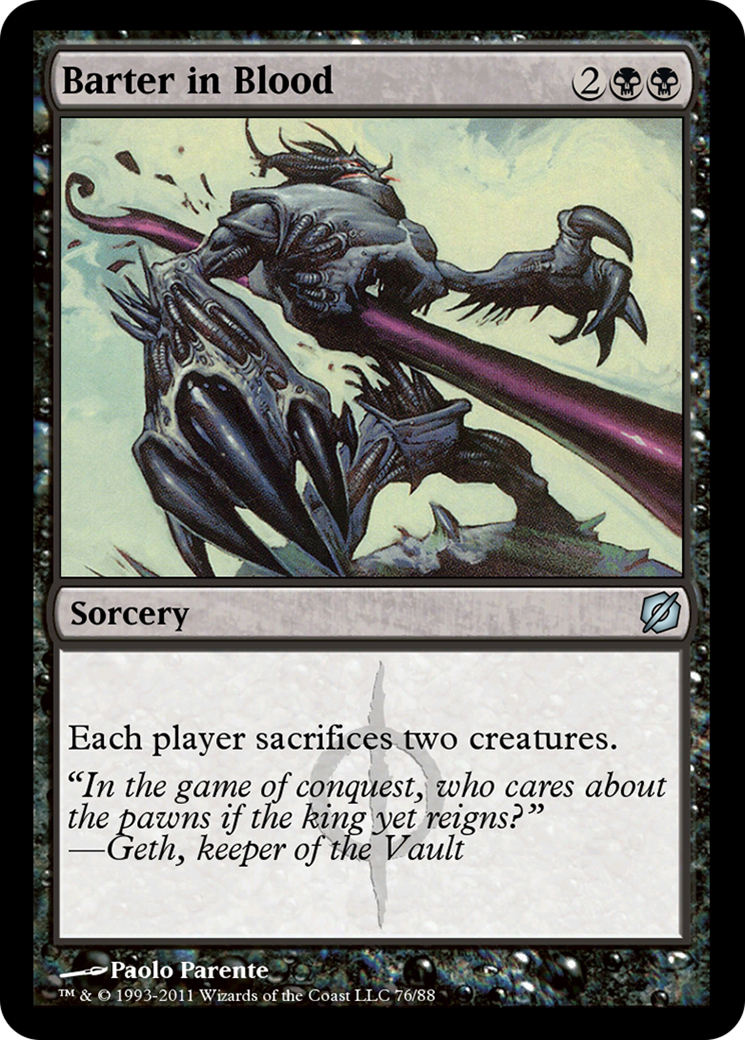 Barter in Blood (TD2-076) - Duel Decks: Mirrodin Pure vs. New Phyrexia - Premium MTG Single from Wizards of the Coast - Just $0! Shop now at Game Crave Tournament Store