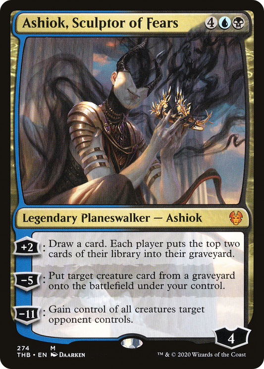 Ashiok, Sculptor of Fears (THB-274) - Theros Beyond Death Foil - Premium MTG Single from Wizards of the Coast - Just $0.49! Shop now at Game Crave Tournament Store