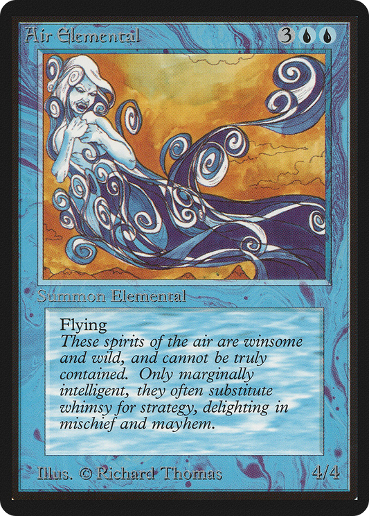 Air Elemental (LEB-047) - Limited Edition Beta - Premium MTG Single from Wizards of the Coast - Just $11.19! Shop now at Game Crave Tournament Store