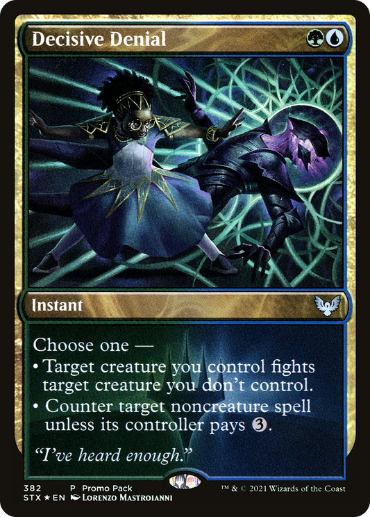 Decisive Denial (STX-382) - Strixhaven: School of Mages - Premium MTG Single from Wizards of the Coast - Just $0.11! Shop now at Game Crave Tournament Store