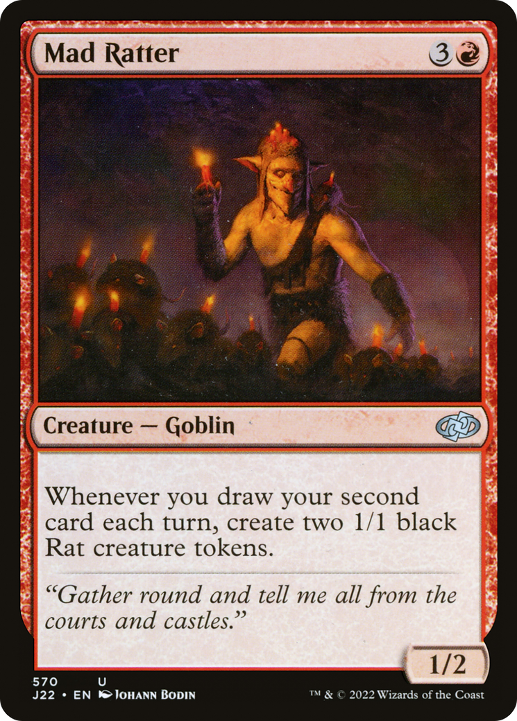 Mad Ratter (J22-570) - Jumpstart 2022 - Premium MTG Single from Wizards of the Coast - Just $0.25! Shop now at Game Crave Tournament Store
