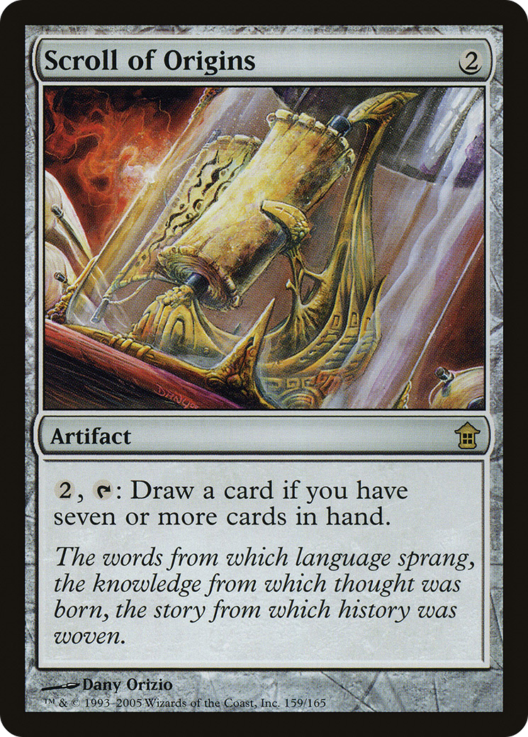 Scroll of Origins (SOK-159) - Saviors of Kamigawa Foil - Premium MTG Single from Wizards of the Coast - Just $0.72! Shop now at Game Crave Tournament Store