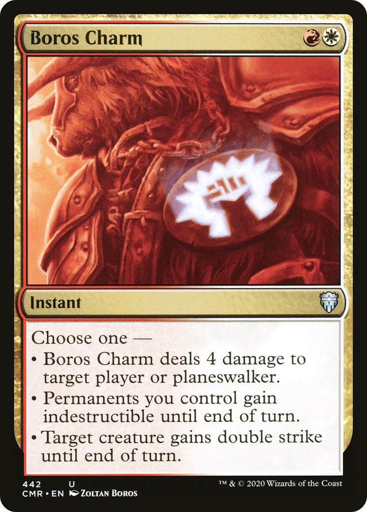 Boros Charm (CMR-442) - Commander Legends - Premium MTG Single from Wizards of the Coast - Just $1.18! Shop now at Game Crave Tournament Store