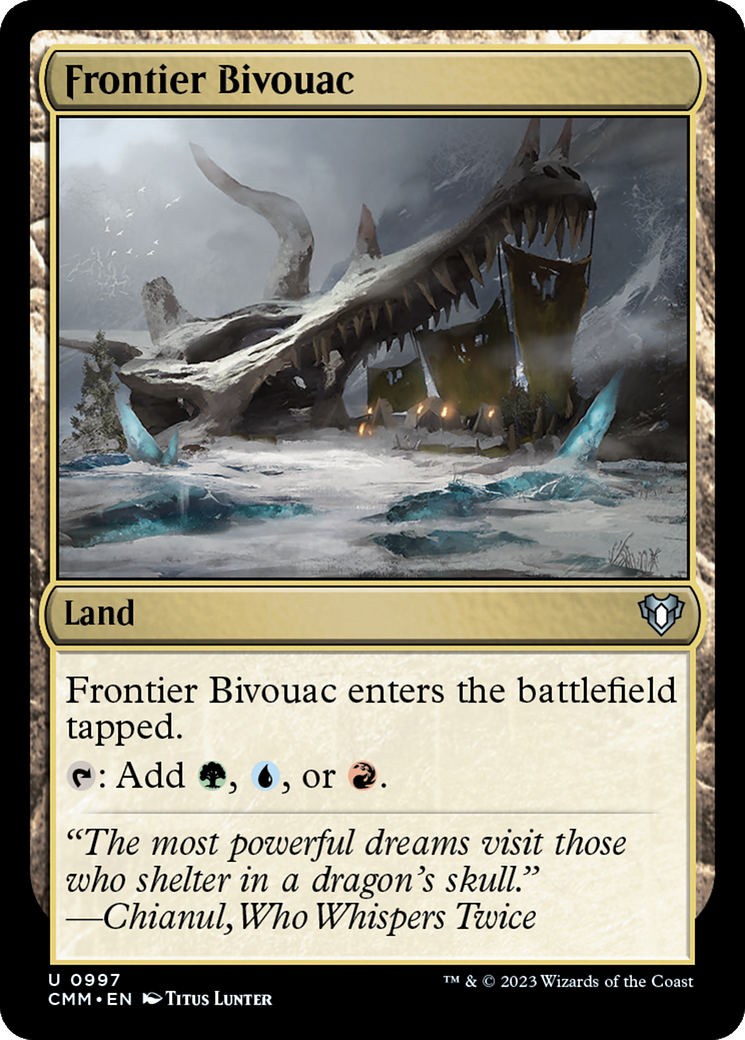 Frontier Bivouac (CMM-997) - Commander Masters - Premium MTG Single from Wizards of the Coast - Just $0.22! Shop now at Game Crave Tournament Store