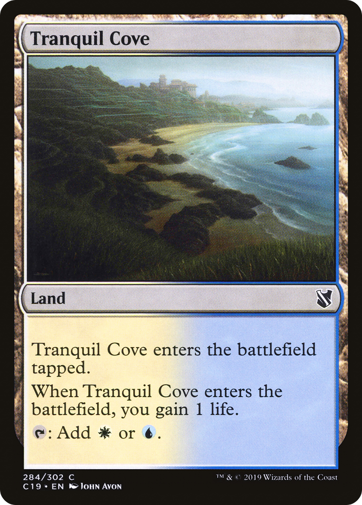 Tranquil Cove (C19-284) - Commander 2019 - Premium MTG Single from Wizards of the Coast - Just $0.08! Shop now at Game Crave Tournament Store