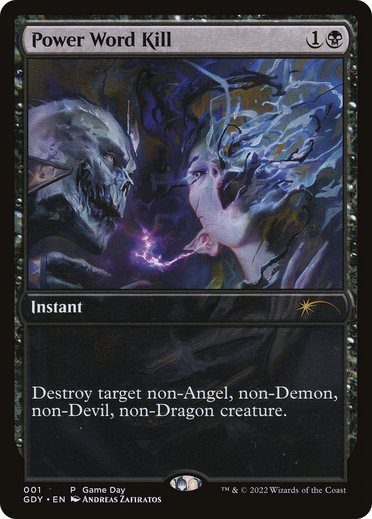 Power Word Kill (GDY-001) - Game Day Promos - Premium MTG Single from Wizards of the Coast - Just $0.10! Shop now at Game Crave Tournament Store