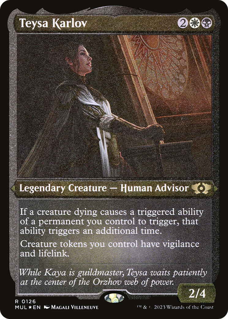 Teysa Karlov (MUL-126) - Multiverse Legends Etched Foil - Premium MTG Single from Wizards of the Coast - Just $4.04! Shop now at Game Crave Tournament Store