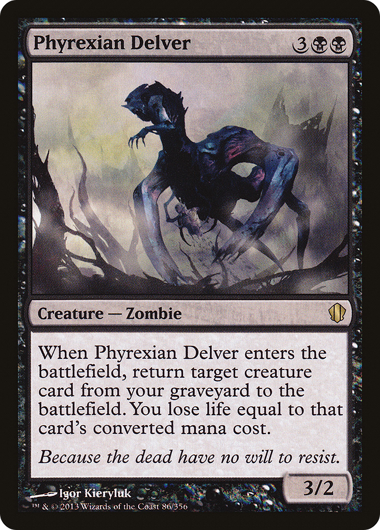 Phyrexian Delver (C13-086) - Commander 2013 - Premium MTG Single from Wizards of the Coast - Just $0.08! Shop now at Game Crave Tournament Store