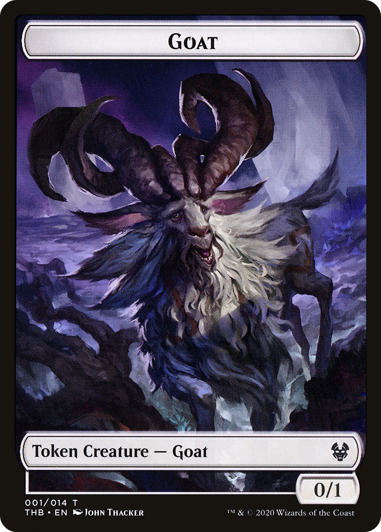 Goat (TTHB-001) - Theros Beyond Death Tokens - Premium MTG Single from Wizards of the Coast - Just $0.08! Shop now at Game Crave Tournament Store