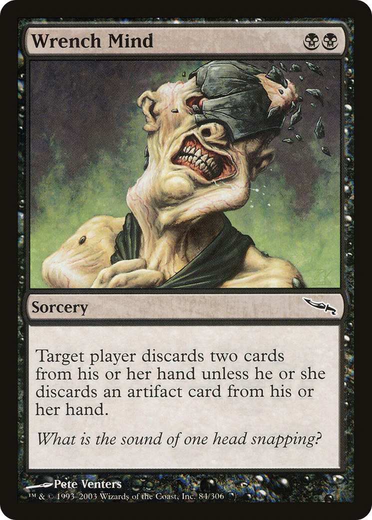 Wrench Mind (MRD-084) - Mirrodin Foil - Premium MTG Single from Wizards of the Coast - Just $0.67! Shop now at Game Crave Tournament Store
