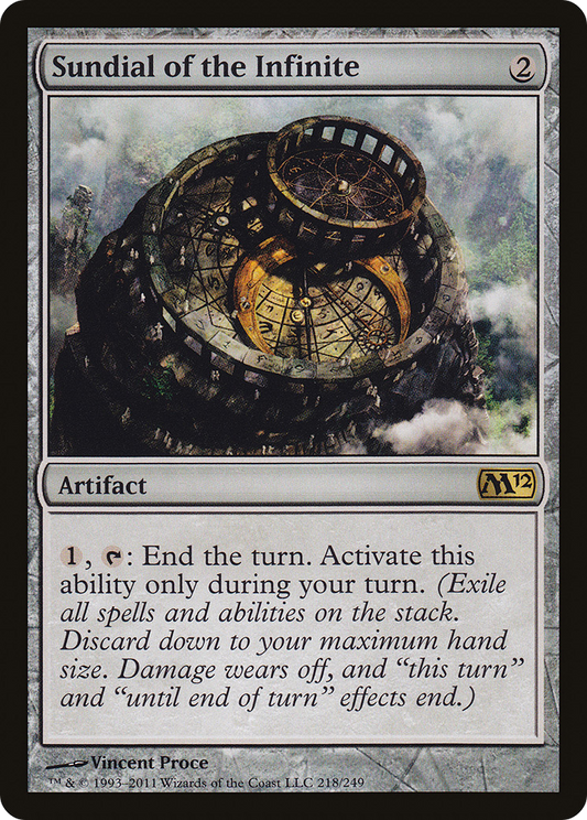 Sundial of the Infinite (M12-218) - Magic 2012 - Premium MTG Single from Wizards of the Coast - Just $2.88! Shop now at Game Crave Tournament Store