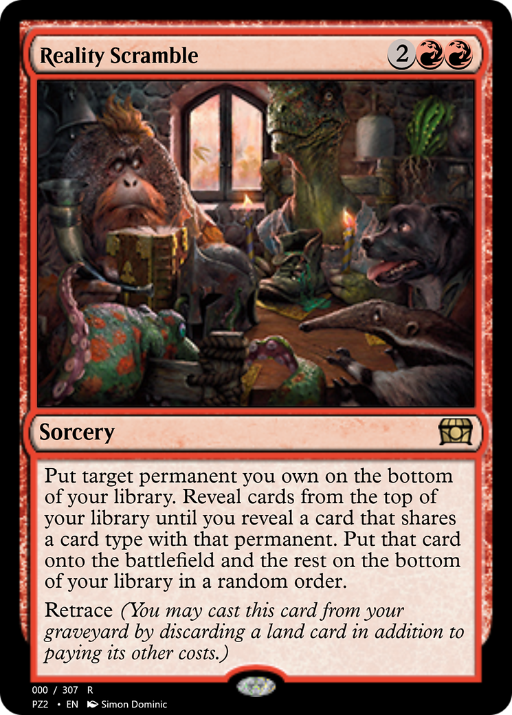 Reality Scramble (PZ2-70723) - Treasure Chest - Premium MTG Single from Wizards of the Coast - Just $0! Shop now at Game Crave Tournament Store