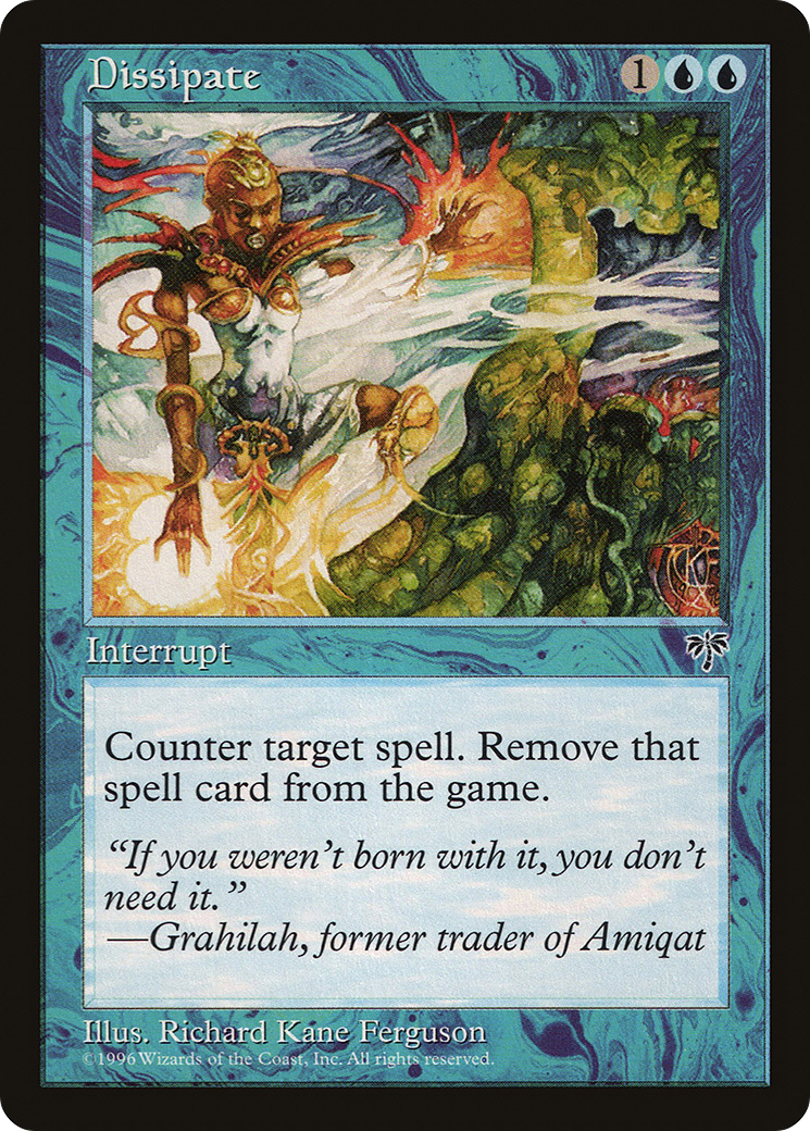 Dissipate (MIR-061) - Mirage - Premium MTG Single from Wizards of the Coast - Just $0.12! Shop now at Game Crave Tournament Store