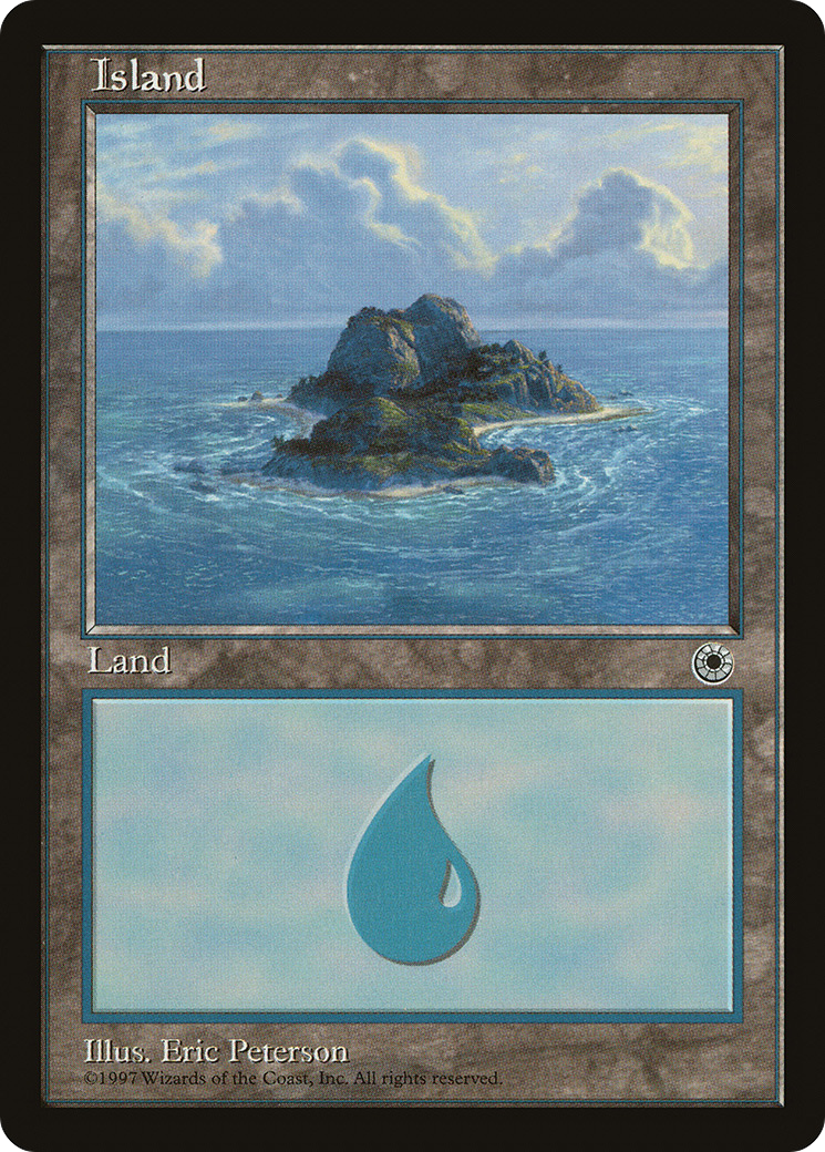 Island (POR-202) - Portal - Premium MTG Single from Wizards of the Coast - Just $0.36! Shop now at Game Crave Tournament Store