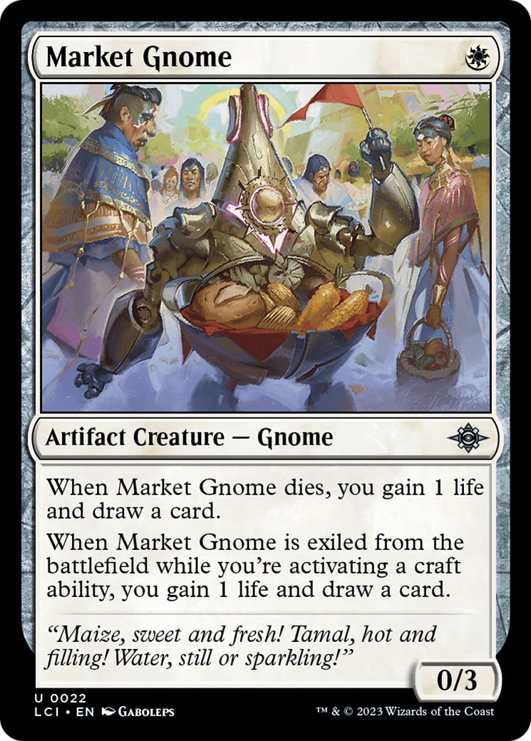 Market Gnome (LCI-022) - The Lost Caverns of Ixalan - Premium MTG Single from Wizards of the Coast - Just $0.25! Shop now at Game Crave Tournament Store
