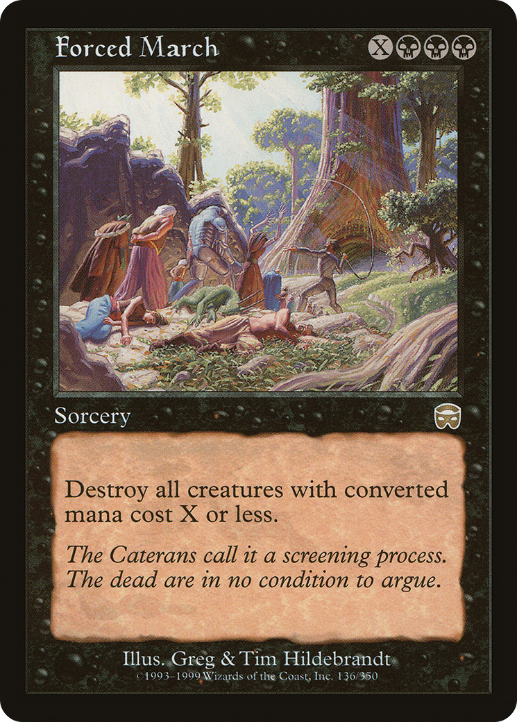 Forced March (MMQ-136) - Mercadian Masques - Premium MTG Single from Wizards of the Coast - Just $0.24! Shop now at Game Crave Tournament Store