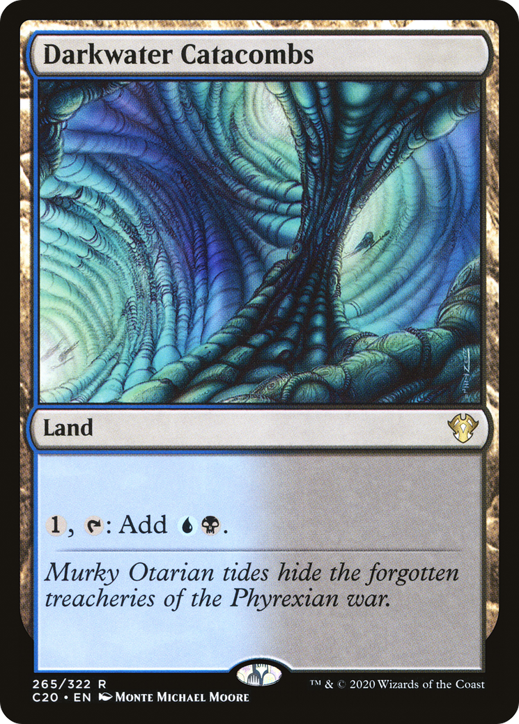 Darkwater Catacombs (C20-265) - Commander 2020 - Premium MTG Single from Wizards of the Coast - Just $0.08! Shop now at Game Crave Tournament Store