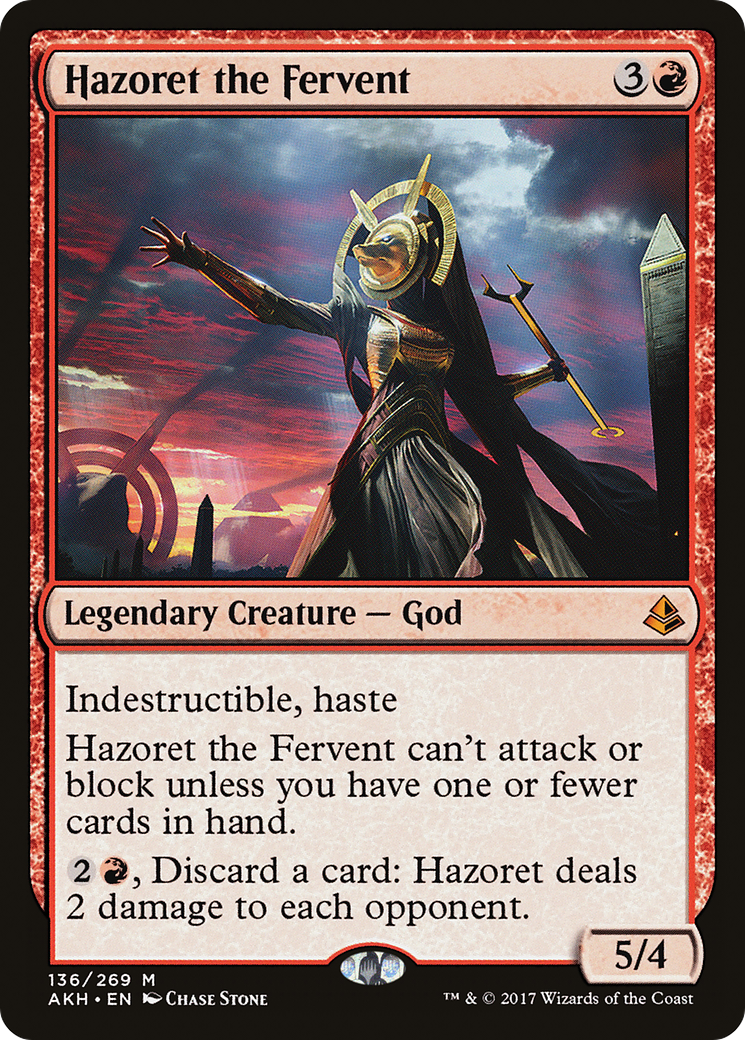 Hazoret the Fervent (AKH-136) - Amonkhet - Premium MTG Single from Wizards of the Coast - Just $0.15! Shop now at Game Crave Tournament Store
