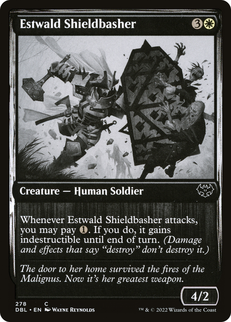 Estwald Shieldbasher (DBL-278) - Innistrad: Double Feature - Premium MTG Single from Wizards of the Coast - Just $0.08! Shop now at Game Crave Tournament Store