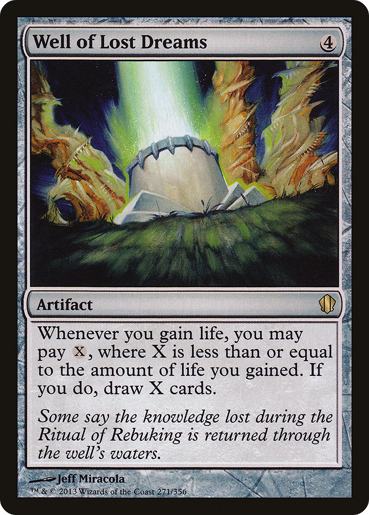 Well of Lost Dreams (C13-271) - Commander 2013 - Premium MTG Single from Wizards of the Coast - Just $0.15! Shop now at Game Crave Tournament Store