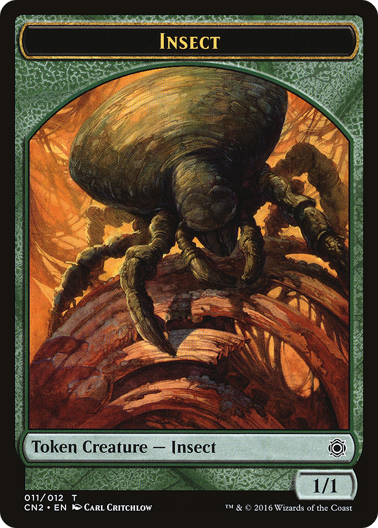 Insect (TCN2-011) - Conspiracy: Take the Crown Tokens - Premium MTG Single from Wizards of the Coast - Just $0.08! Shop now at Game Crave Tournament Store